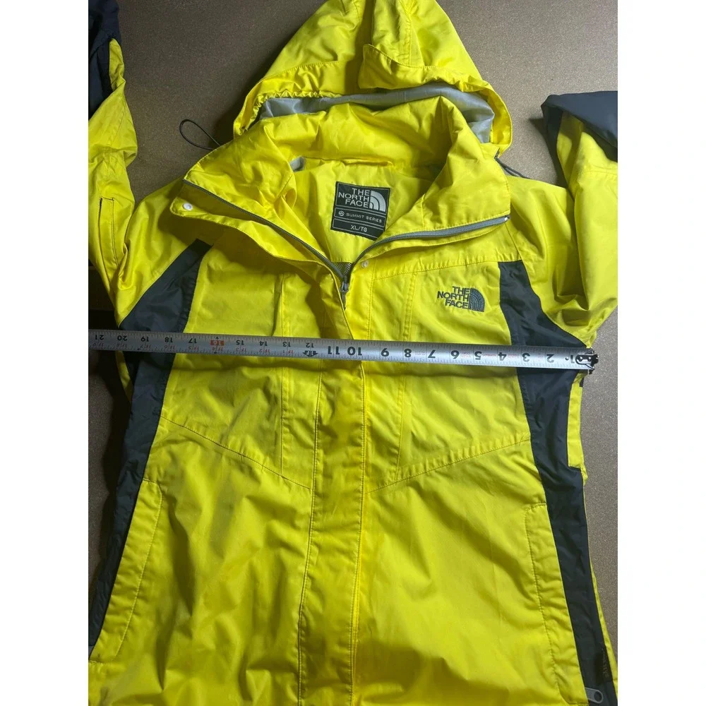 The‎ North Face Summit Series GORE-TEX Raintex Jacket Yellow Grey XL NP10311